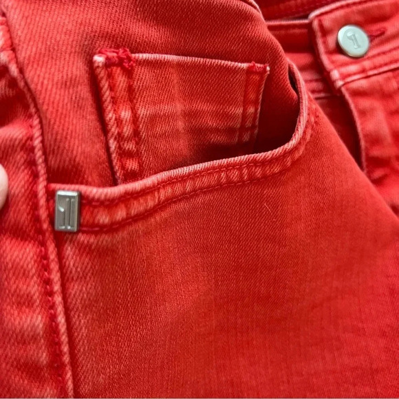 Anthropologie Pilcro and the letterpress boy fit high cuff shorts Earthy Orange - Picture 6 of 12